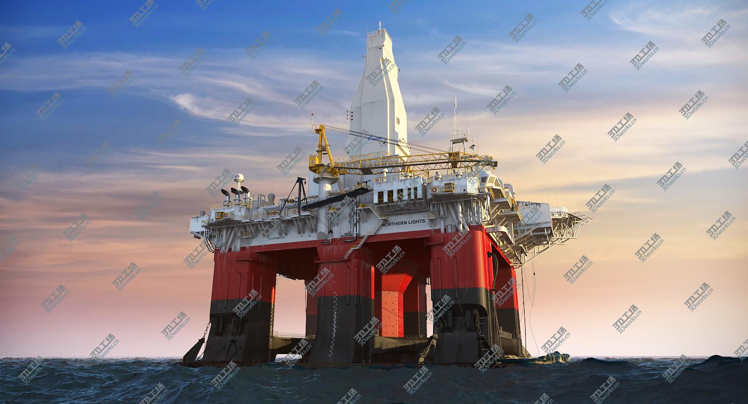 images/goods_img/20210319/Semi Submersible Drilling Rig 3D model/5.jpg